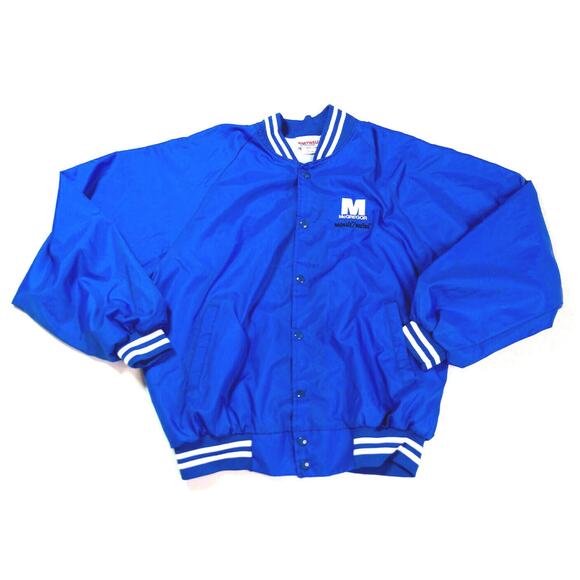 VTG 90s Nylon Bomber Jacket XL McGREGOR Farm USA Hartwell Hipster Hip Hop Ranch - Picture 1 of 12